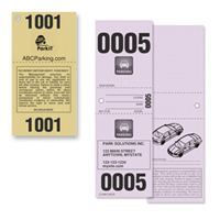 DIY Valet Parking Tickets