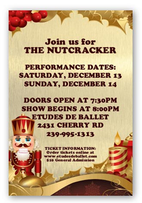 Design It Yourself 12 X 18 Nutcracker Ballet Posters