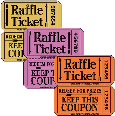 Raffle Tickets - On A Roll
