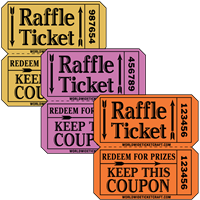 Raffle Tickets - On A Roll