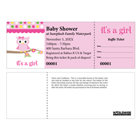 Baby Girl Raffle Tickets