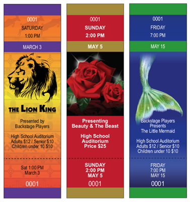 DIY General Admission Stage Show Tickets