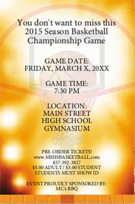 Design It Yourself 12 X 18 Basketball Posters