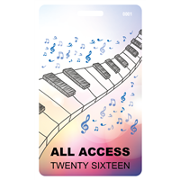 Orchestral Plastic Badge