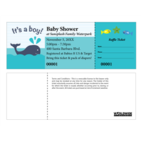 Baby Boy Raffle Tickets