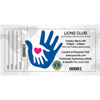 Lions Club Raffle Tickets