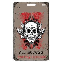 Goth Music Festival Plastic Badge