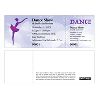 Dance Tickets