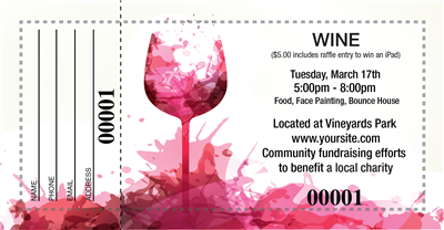 Wine Raffle Tickets