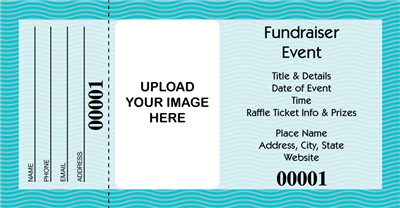 Design It Yourself Large Raffle Tickets