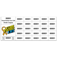 DIY Chinese Raffle Tickets - 25 Chip