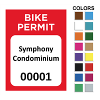 DIY Bike Parking Stickers