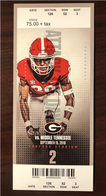 DIY Commemorative Tickets 3 x 7"