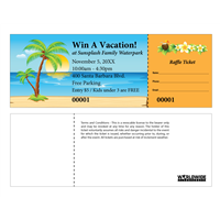 Vacation Raffle Tickets