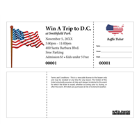 Patriotic Raffle Tickets
