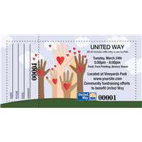 United Way Raffle Ticket
