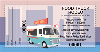 Food Truck Raffle Tickets