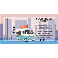 Food Truck Raffle Tickets