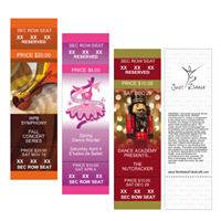 Design It Yourself Full Color Vertical Tix RSVD