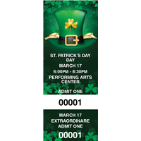 St Patrick's Day Tickets with Security Features