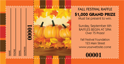 Fall Raffle Tickets