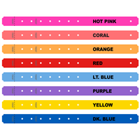 Motor Speedway HardyBands® Plastic Stock Wristbands with Snaps