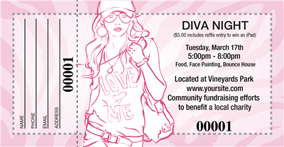 Girls Night Raffle Tickets