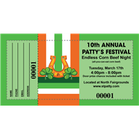 St Patrick's Day Raffle Tickets