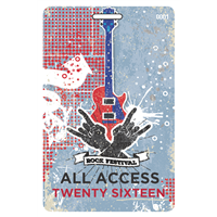 Alternative Rock Plastic Badge