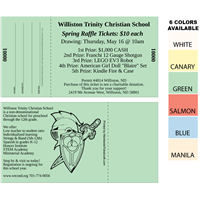 Design It Yourself Simple Raffle Tickets