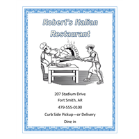 Restaurant Menu Printing - Upload File