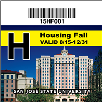 DIY Transferable Parking Stickers