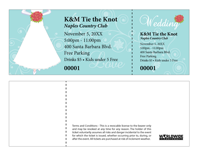Wedding Tickets