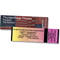 Design It Yourself Horizontal Tickets - RSVD Seat