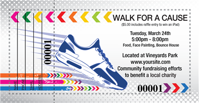 Walk For A Cause Raffle Tickets