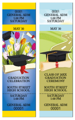 Design It Yourself GA Graduation Themed Tickets