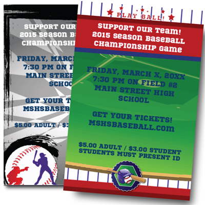 Design It Yourself 12 X 18 Baseball Posters