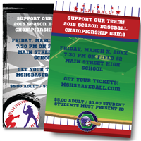 Design It Yourself 12 X 18 Baseball Posters