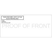 DIY Return Envelopes - Black Ink Only