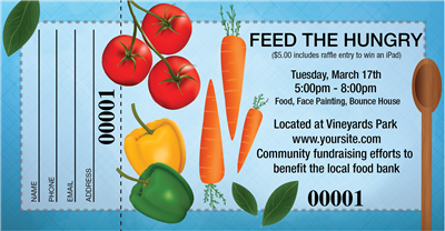 Food Bank Raffle Tickets