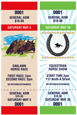 Horse Racing Tickets