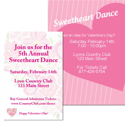 DIY Valentines Day Event Posters
