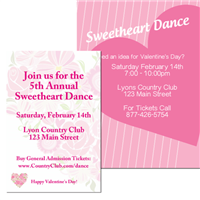 DIY Valentines Day Event Posters
