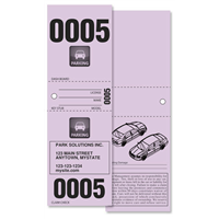 Design It Yourself 3 Part Valet Tickets