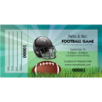Football Raffle Tickets