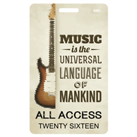 Americana Plastic Badge