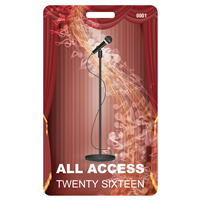Opera Plastic Badge