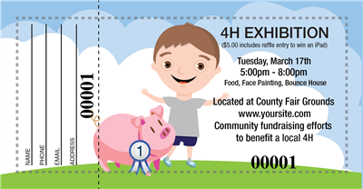 4H Raffle Tickets