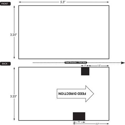White Thermal Tickets - ETX/LTX/ITX - 3.25" x 5.5"