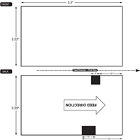 White Thermal Tickets - ETX/LTX/ITX - 3.25" x 5.5"